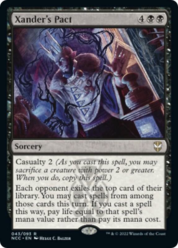 Xander's Pact 43 card from Commander: Streets of New Capenna