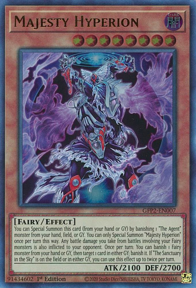 Majesty Hyperion GFP2-EN007 card from Ghosts From the Past: The 2nd Haunting