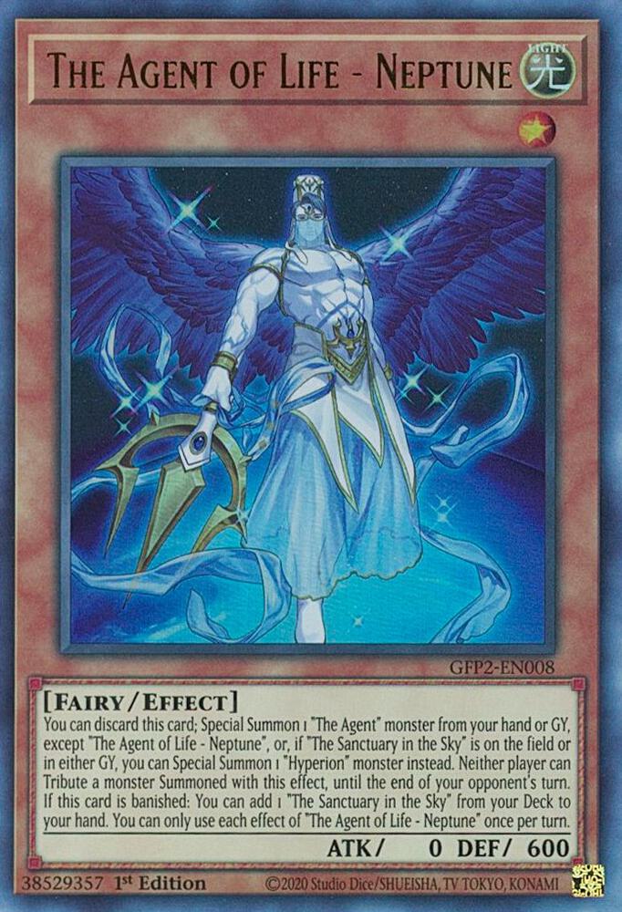 The Agent of Life - Neptune GFP2-EN008 card from Ghosts From the Past: The 2nd Haunting