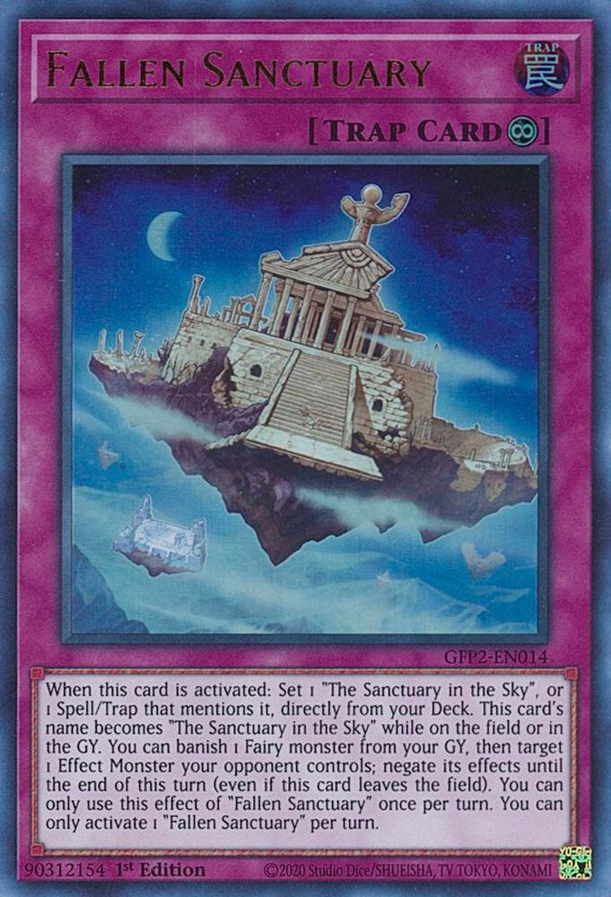 Fallen Sanctuary GFP2-EN014 card from Ghosts From the Past: The 2nd Haunting