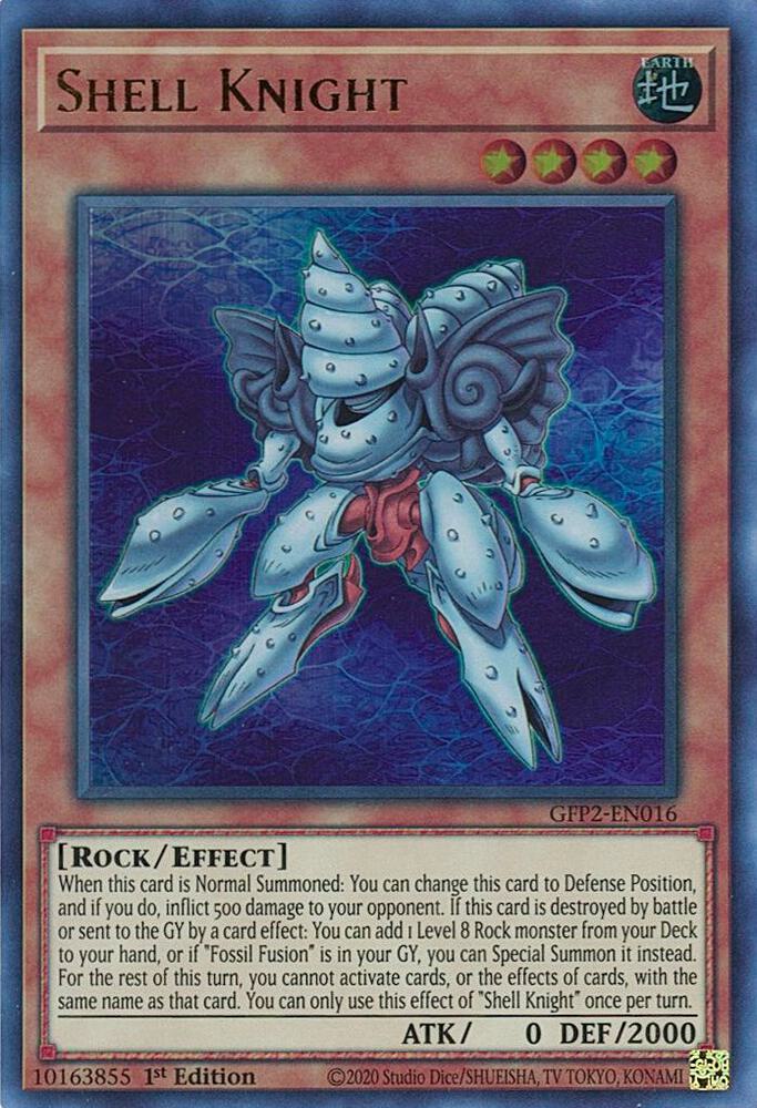 Shell Knight GFP2-EN016 card from Ghosts From the Past: The 2nd Haunting