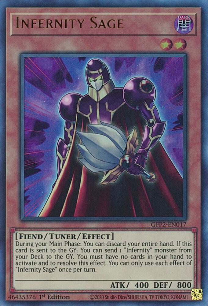 Infernity Sage GFP2-EN017 card from Ghosts From the Past: The 2nd Haunting