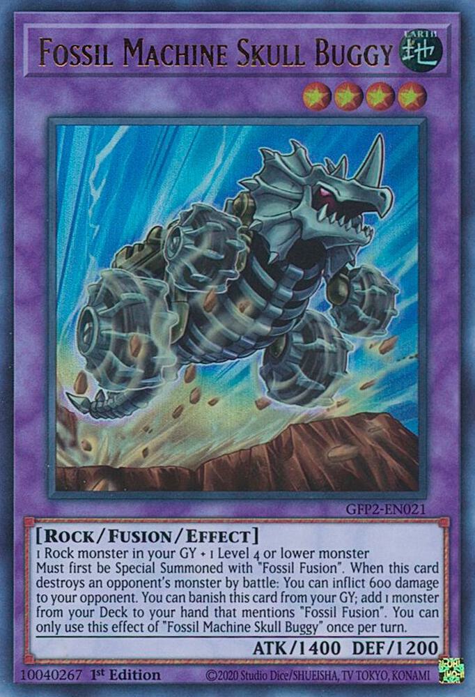 Fossil Machine Skull Buggy GFP2-EN021 card from Ghosts From the Past: The 2nd Haunting