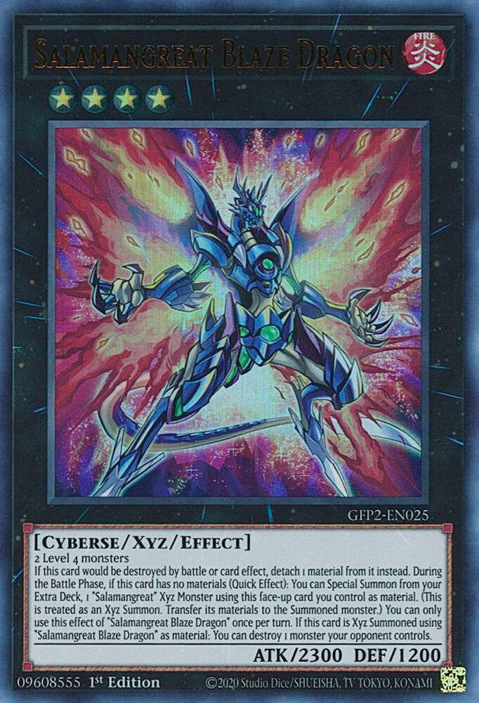 Salamangreat Blaze Dragon GFP2-EN025 card from Ghosts From the Past: The 2nd Haunting