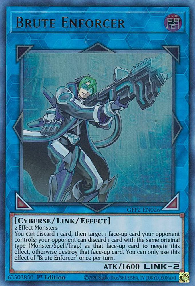 Brute Enforcer GFP2-EN026 card from Ghosts From the Past: The 2nd Haunting
