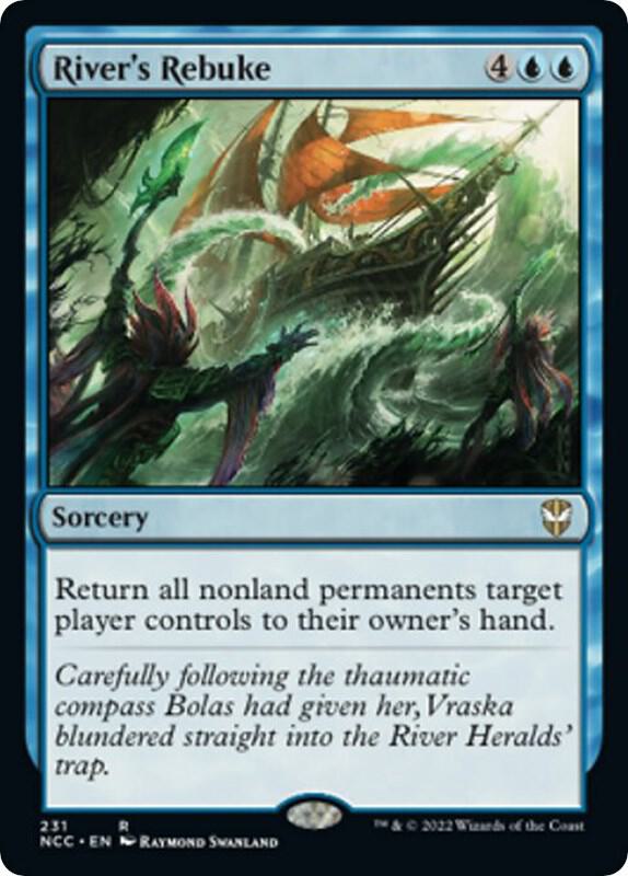 River's Rebuke 231 card from Commander: Streets of New Capenna