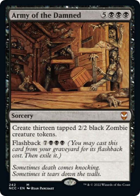 Army of the Damned 242 card from Commander: Streets of New Capenna