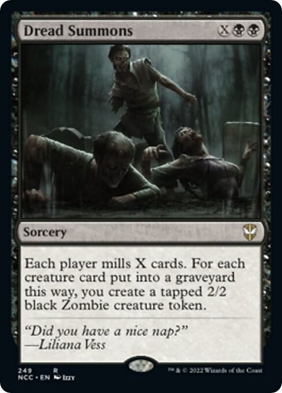Dread Summons 249 card from Commander: Streets of New Capenna