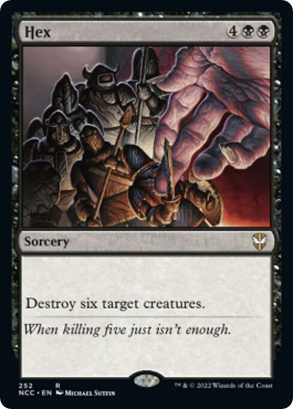 Hex 252 card from Commander: Streets of New Capenna