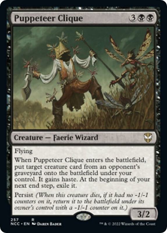 Puppeteer Clique 257 card from Commander: Streets of New Capenna