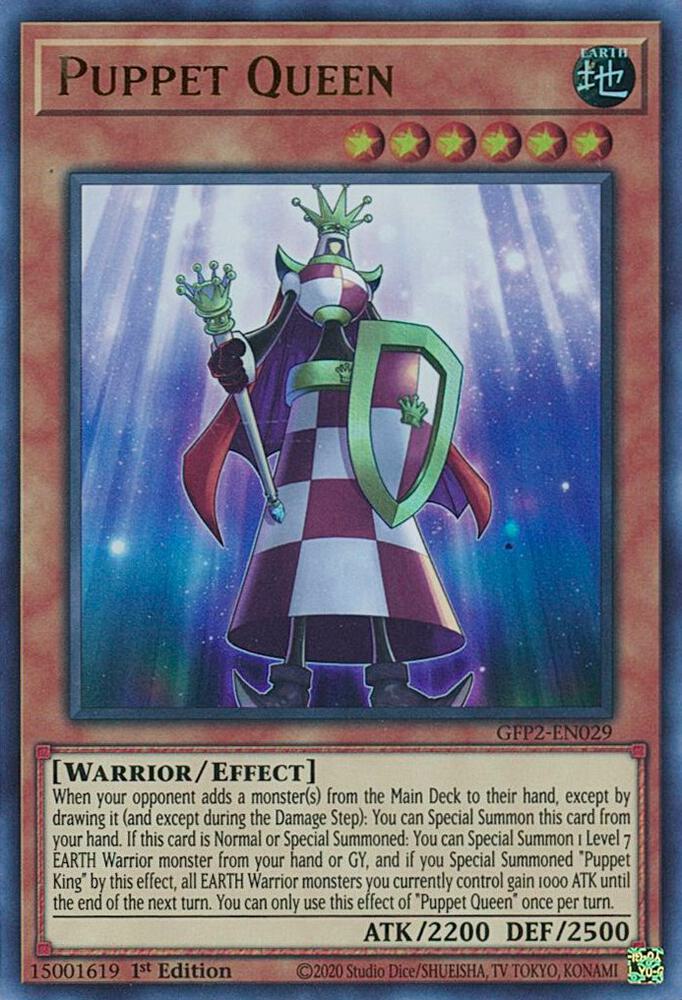 Puppet Queen GFP2-EN029 card from Ghosts From the Past: The 2nd Haunting