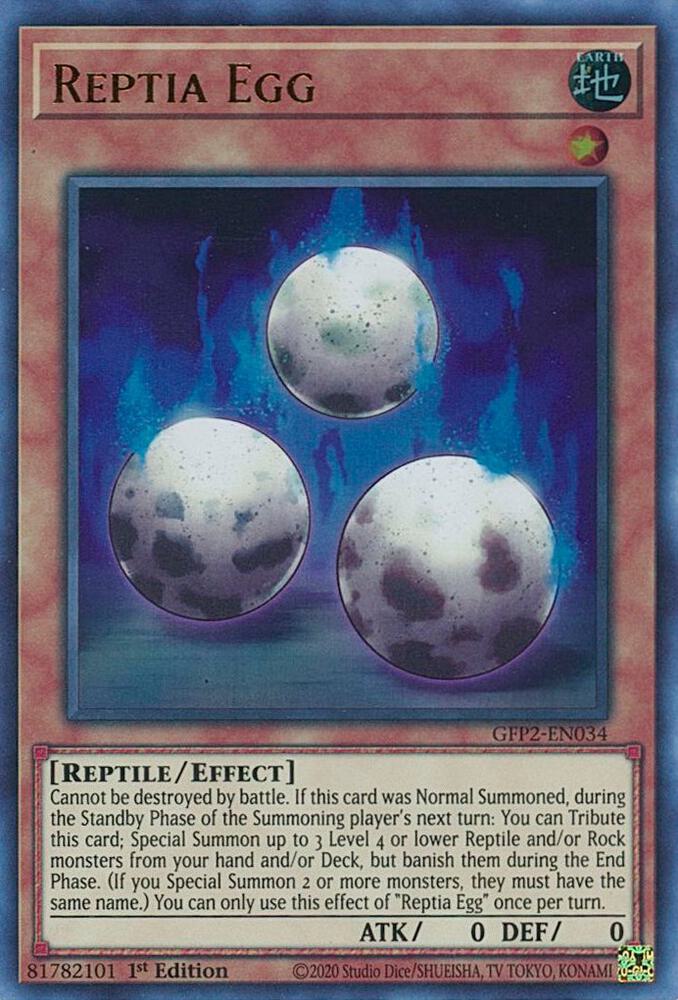 Reptia Egg GFP2-EN034 card from Ghosts From the Past: The 2nd Haunting