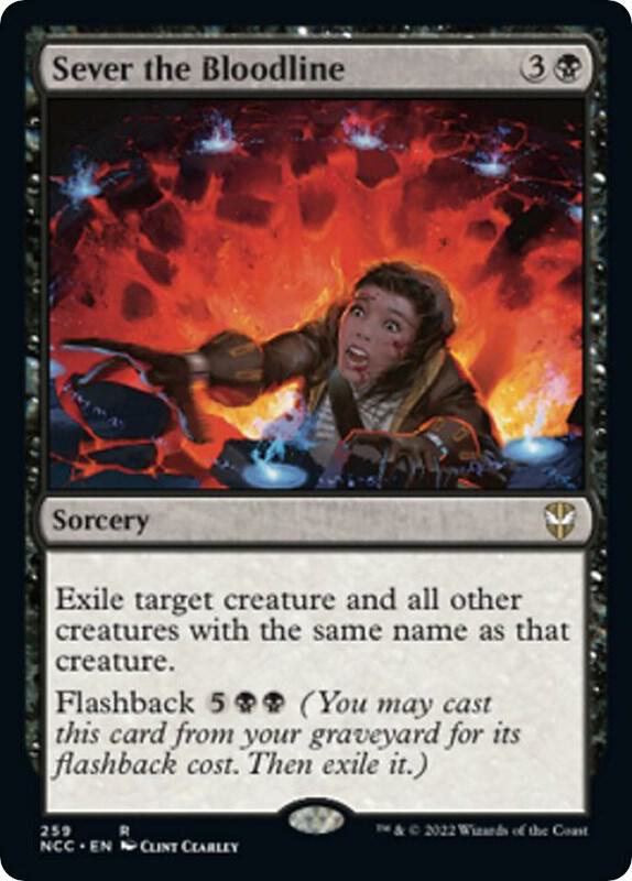 Sever the Bloodline 259 card from Commander: Streets of New Capenna
