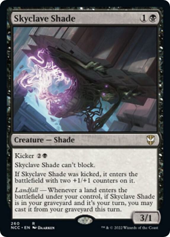 Skyclave Shade 260 card from Commander: Streets of New Capenna