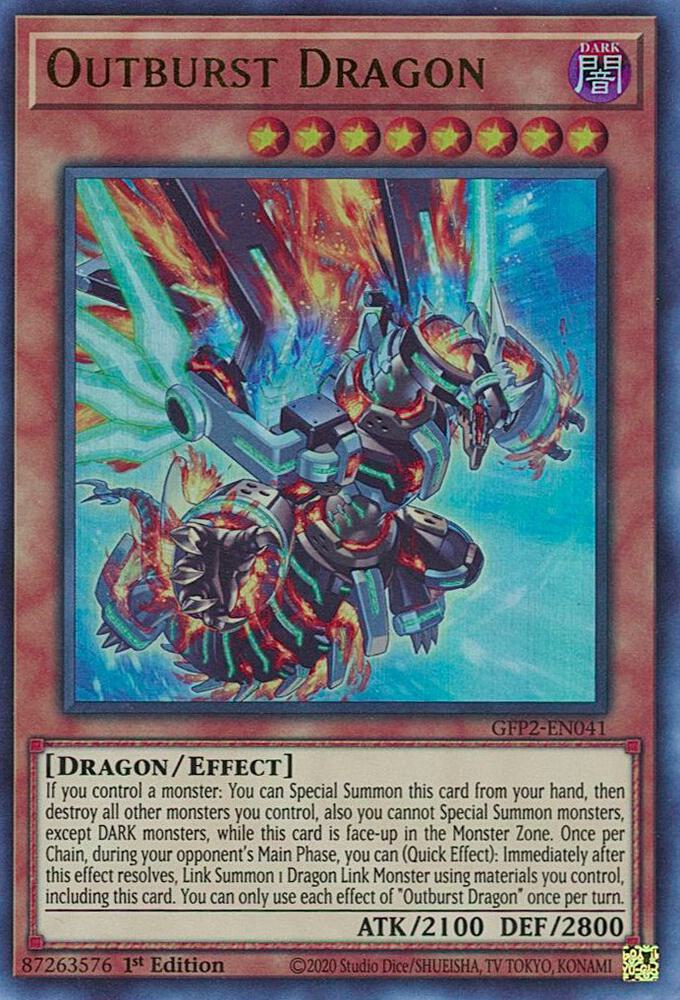 Outburst Dragon GFP2-EN041 card from Ghosts From the Past: The 2nd Haunting
