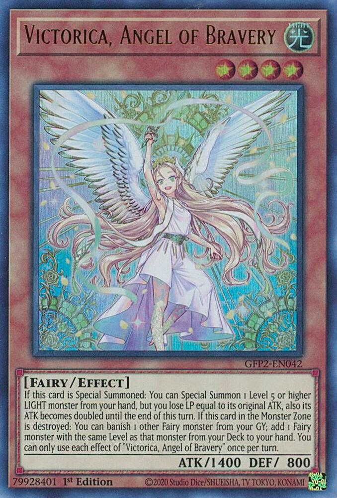 Victorica, Angel of Bravery GFP2-EN042 card from Ghosts From the Past: The 2nd Haunting
