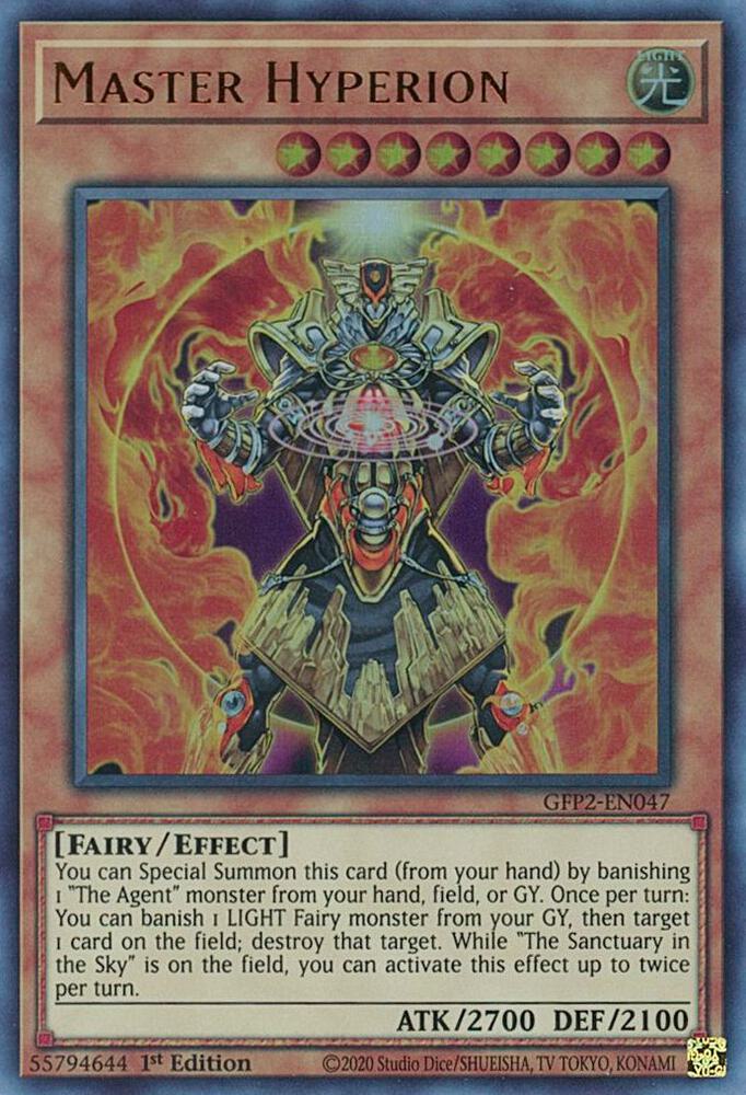 Master Hyperion GFP2-EN047 card from Ghosts From the Past: The 2nd Haunting
