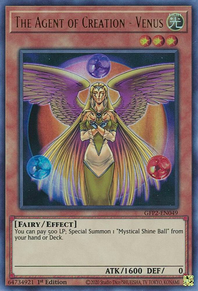 The Agent of Creation - Venus GFP2-EN049 card from Ghosts From the Past: The 2nd Haunting