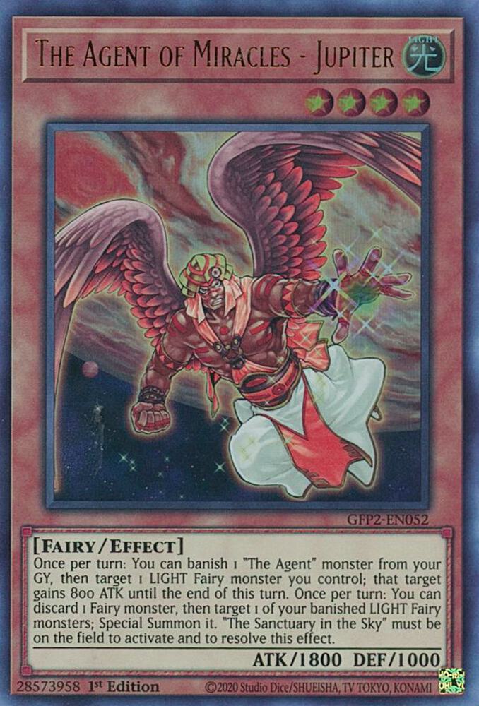 The Agent of Miracles - Jupiter GFP2-EN052 card from Ghosts From the Past: The 2nd Haunting