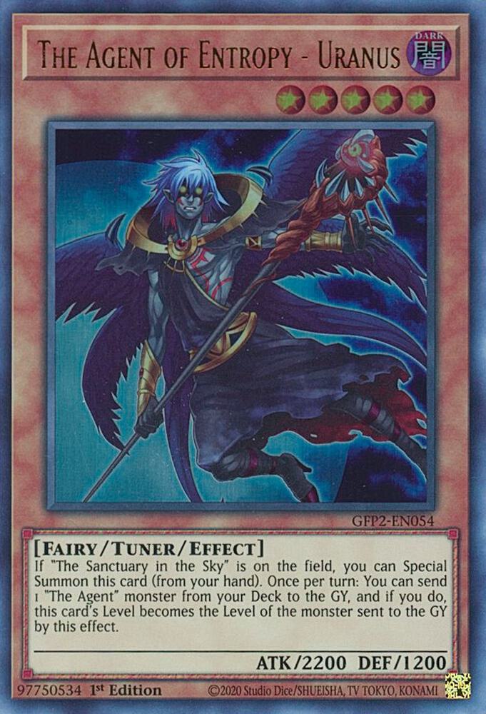 The Agent of Entropy - Uranus GFP2-EN054 card from Ghosts From the Past: The 2nd Haunting