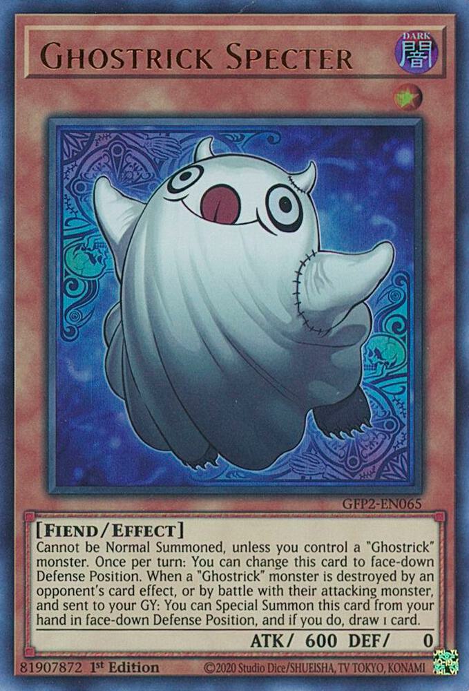 Ghostrick Specter GFP2-EN065 card from Ghosts From the Past: The 2nd Haunting