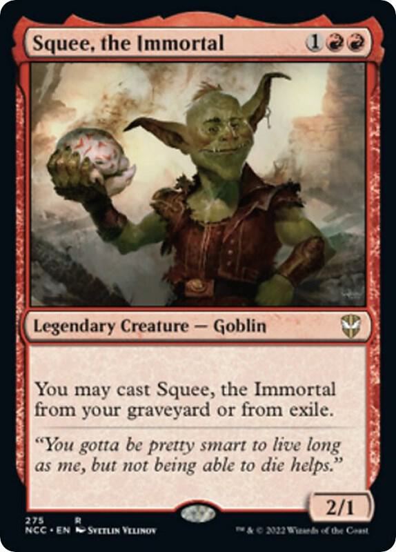 Squee, the Immortal 275 card from Commander: Streets of New Capenna