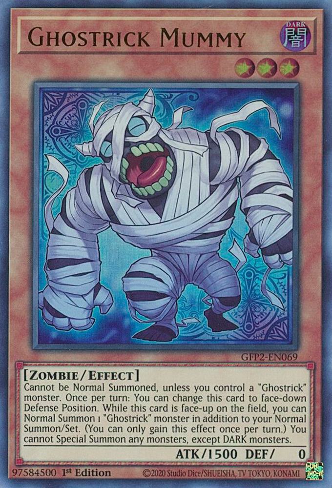 Ghostrick Mummy GFP2-EN069 card from Ghosts From the Past: The 2nd Haunting