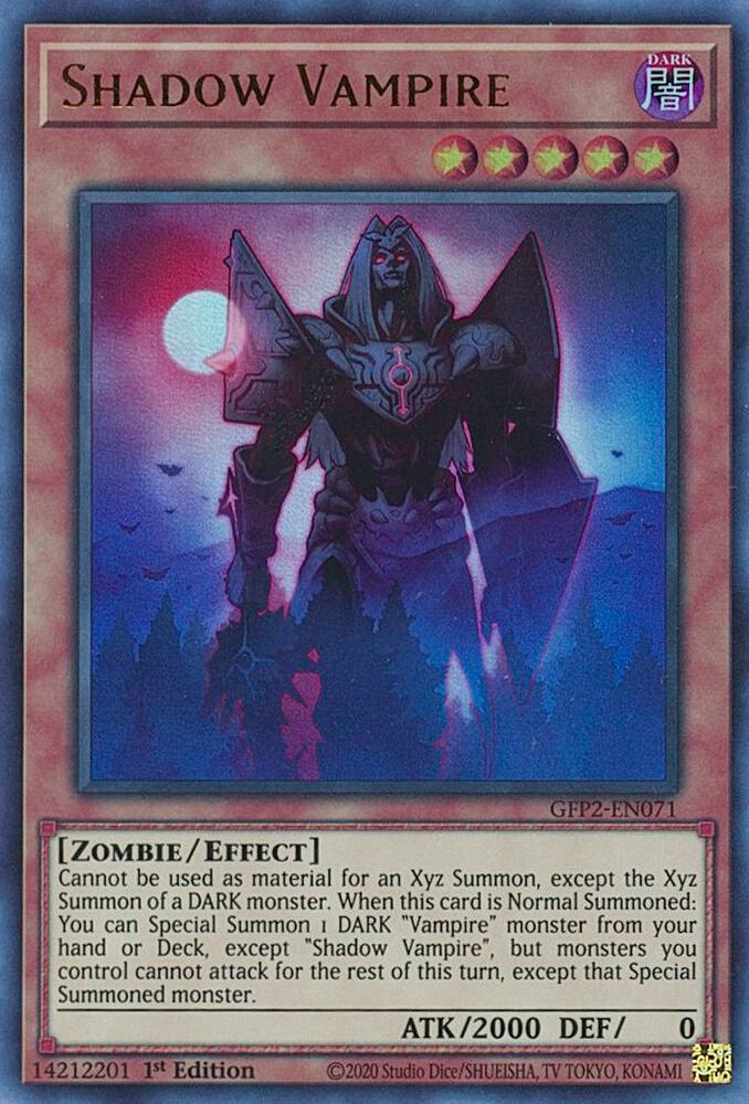 Shadow Vampire GFP2-EN071 card from Ghosts From the Past: The 2nd Haunting
