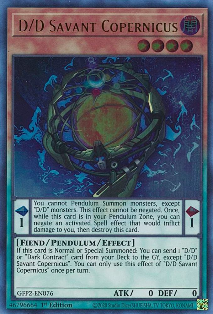 D/D Savant Copernicus GFP2-EN076 card from Ghosts From the Past: The 2nd Haunting