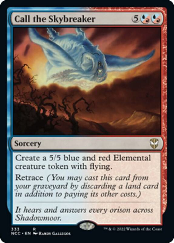 Call the Skybreaker 333 card from Commander: Streets of New Capenna