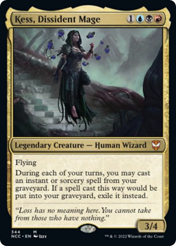 Kess, Dissident Mage 344 card from Commander: Streets of New Capenna