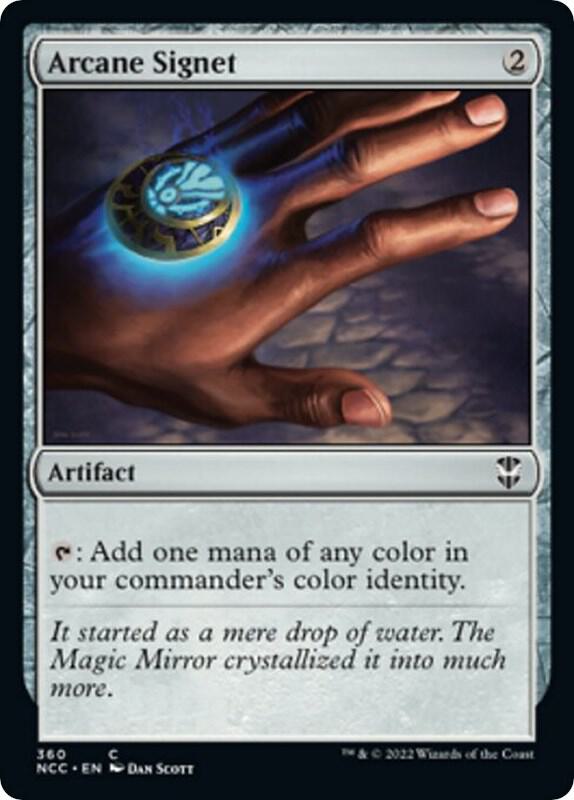 Arcane Signet 360 card from Commander: Streets of New Capenna