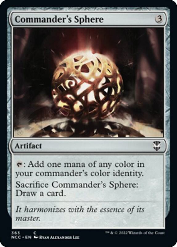 Commander's Sphere 363 card from Commander: Streets of New Capenna