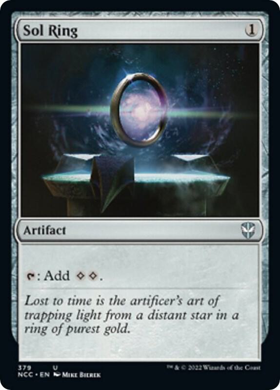 Sol Ring 379 card from Commander: Streets of New Capenna