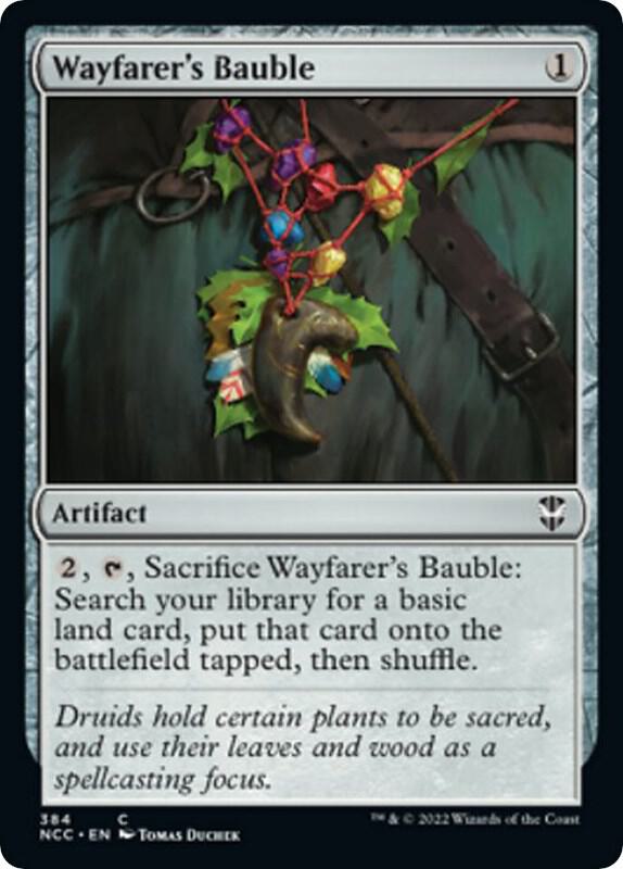 Wayfarer's Bauble 384 card from Commander: Streets of New Capenna