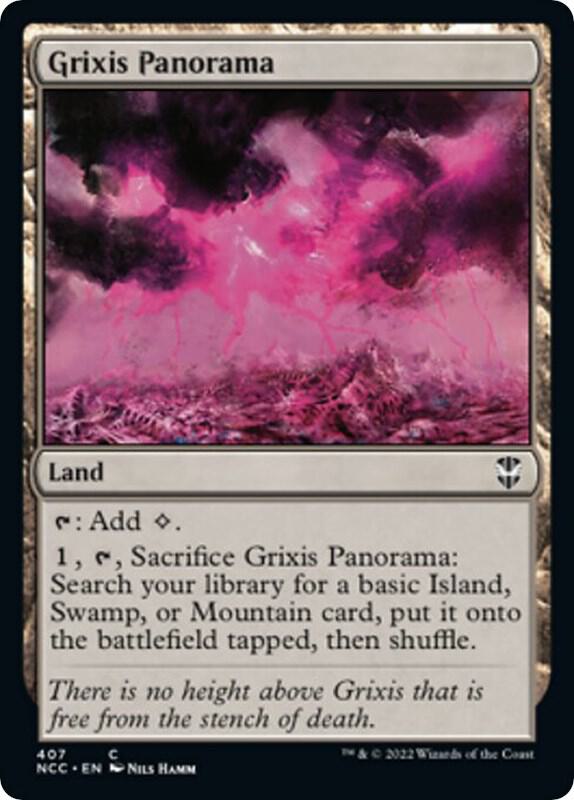 Grixis Panorama 407 card from Commander: Streets of New Capenna