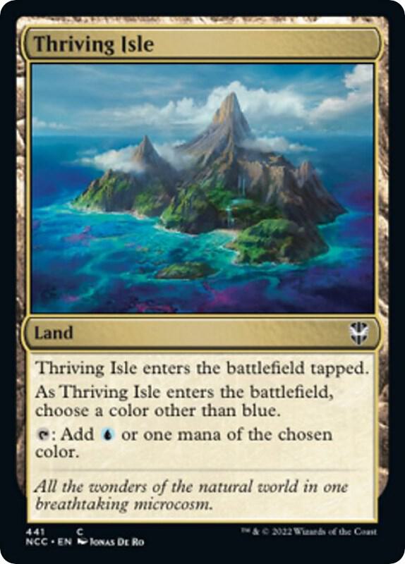 Thriving Isle 441 card from Commander: Streets of New Capenna
