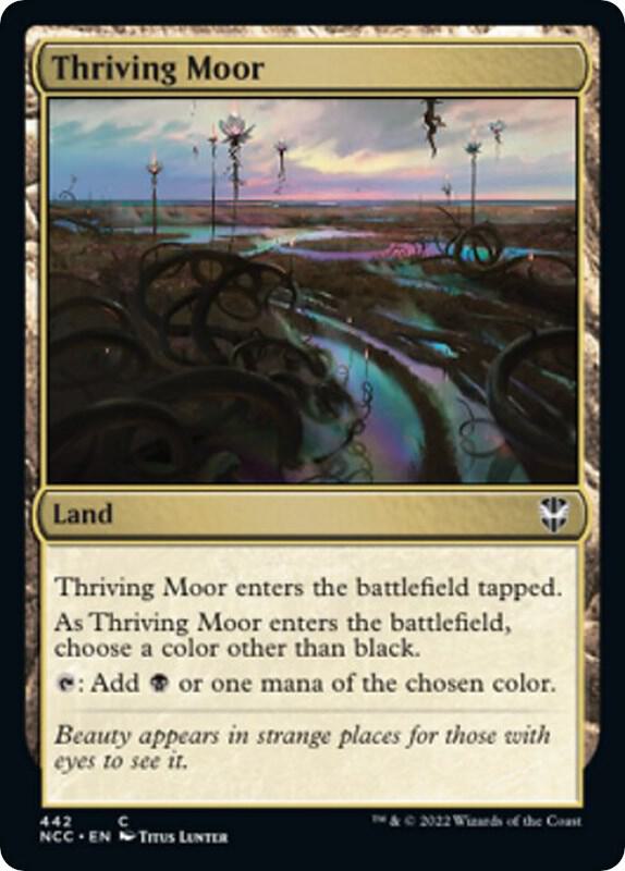 Thriving Moor 442 card from Commander: Streets of New Capenna