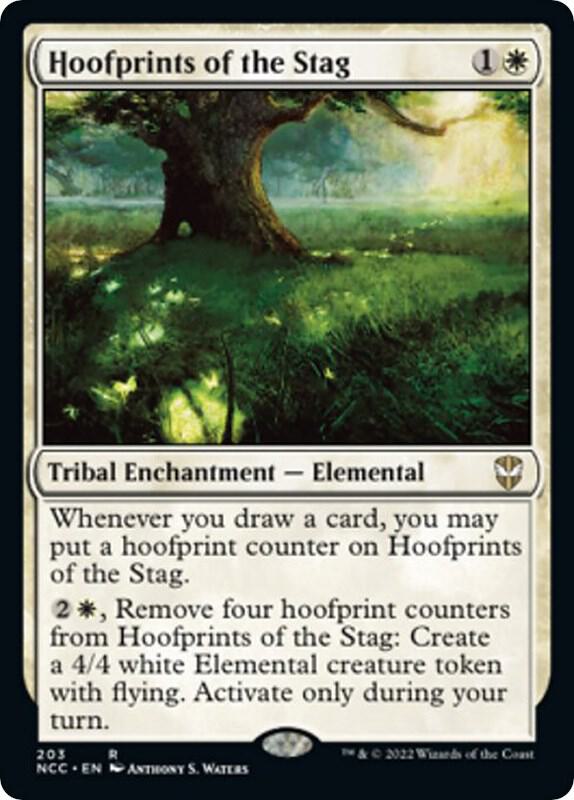 Hoofprints of the Stag 203 card from Commander: Streets of New Capenna
