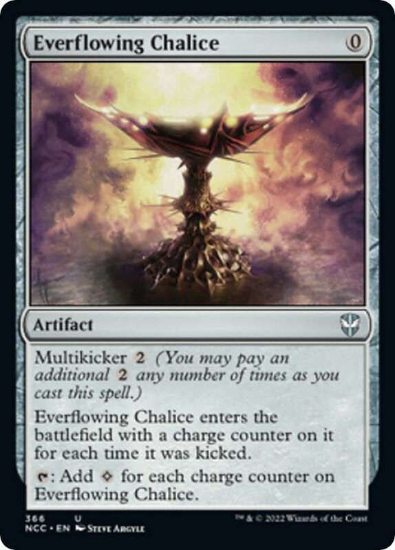 Everflowing Chalice 366 card from Commander: Streets of New Capenna