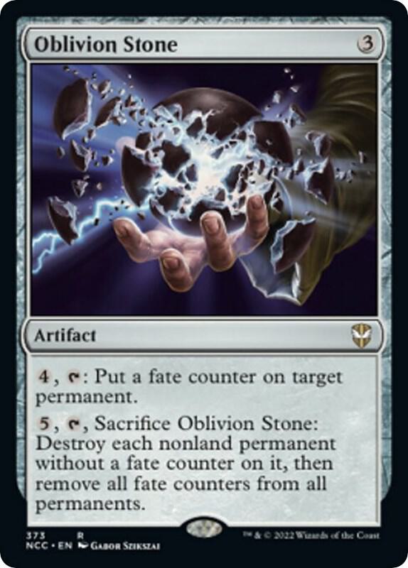 Oblivion Stone 373 card from Commander: Streets of New Capenna