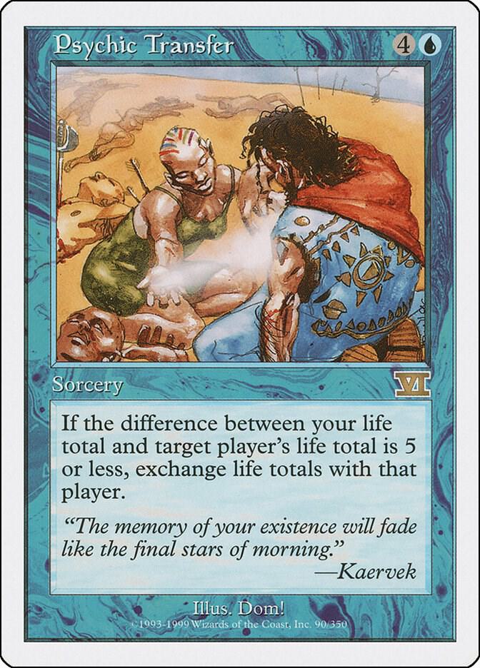 Psychic Transfer 90 card from Classic Sixth Edition