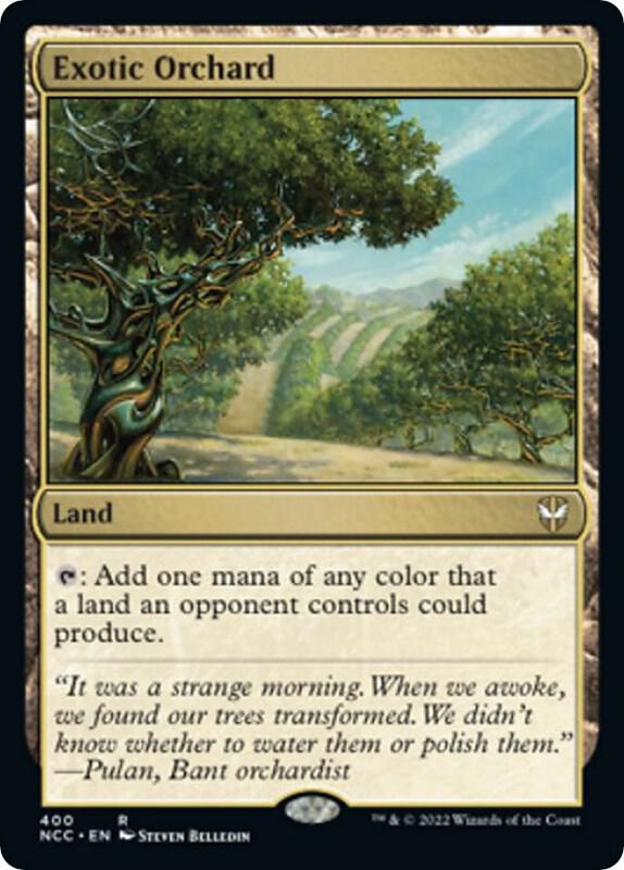 Exotic Orchard 400 card from Commander: Streets of New Capenna