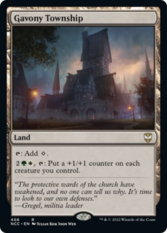 Gavony Township 406 card from Commander: Streets of New Capenna