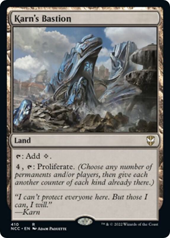 Karn's Bastion 410 card from Commander: Streets of New Capenna