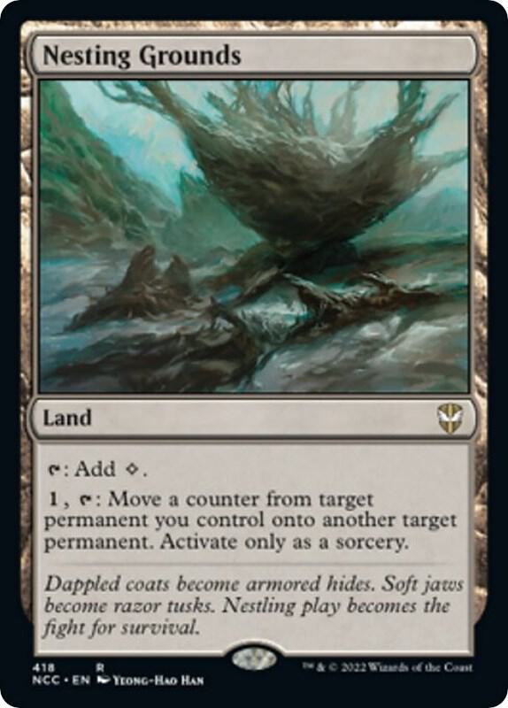 Nesting Grounds 418 card from Commander: Streets of New Capenna