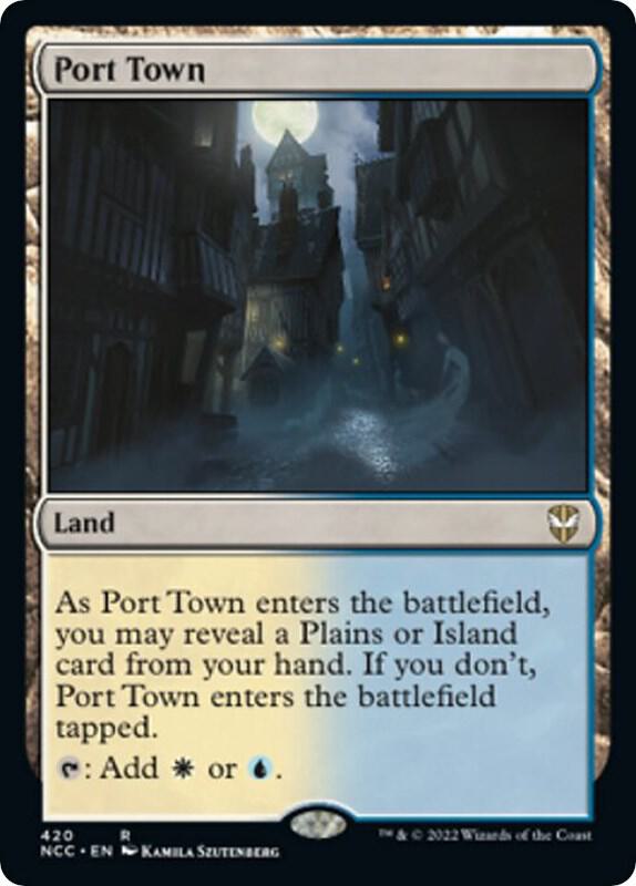 Port Town 420 card from Commander: Streets of New Capenna