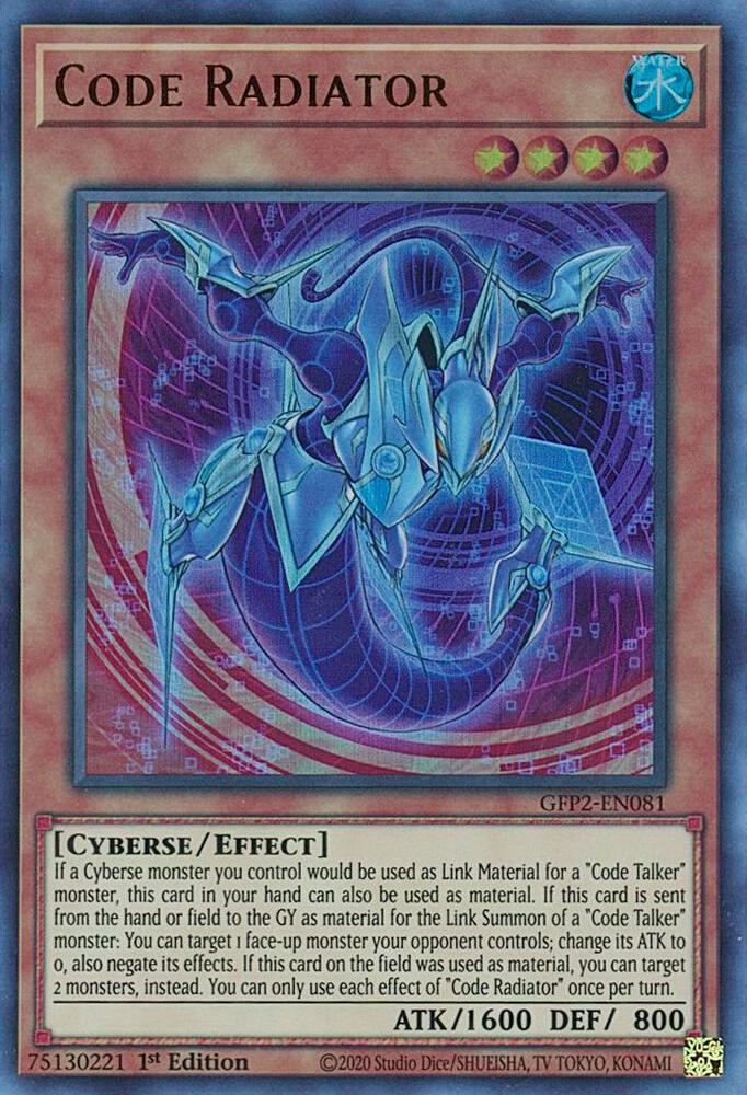 Code Radiator GFP2-EN081 card from Ghosts From the Past: The 2nd Haunting