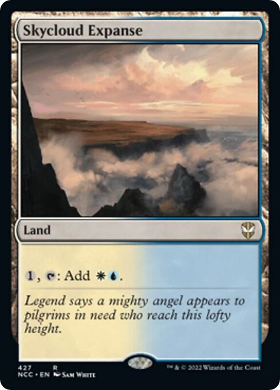 Skycloud Expanse 427 card from Commander: Streets of New Capenna
