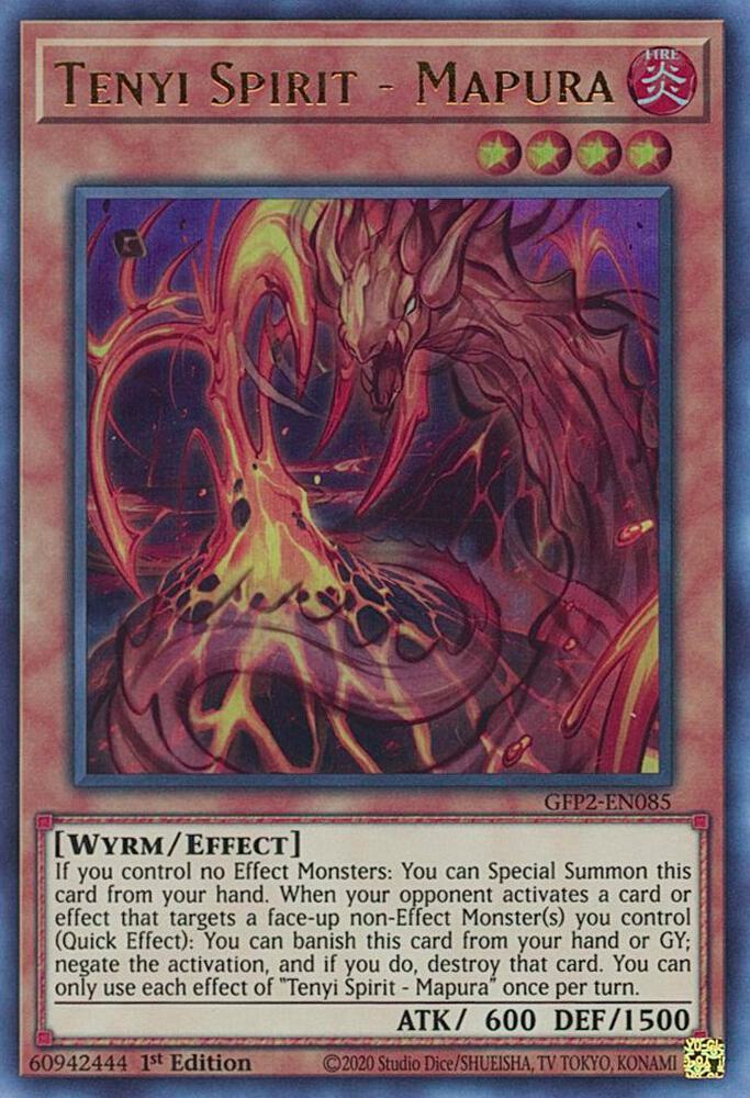 Tenyi Spirit - Mapura GFP2-EN085 card from Ghosts From the Past: The 2nd Haunting